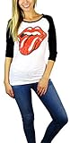 Rolling Stones Womens Baseball Raglan Tee