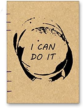 A5 Notebook Handmade / Cream paper without lines #017