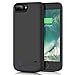 Battery Case for iPhone 8 Plus / 7 Plus, Upgraded Smtqa [8000mAh] Portable Protective Charging Case for iPhone 8Plus & 7Plus Extended Backup Charger (5.5 inch)- Black
