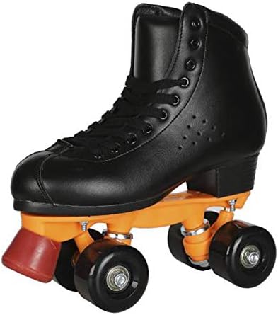 Mylhope Roller Skates Faux Leather Boot Breathable with Quad for Indoor & Outdoor Skating Adults & Kids Toys,30