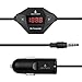 FM Transmitter, Woopower Wireless Radio Adapter Car Kit with USB Car Charger for Any Smart Phones with 3.5mm Audio Plug
