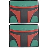 Licensed Star Wars Boba Fett Bounty Hunter Utility Rubber Floor Mats Car Truck