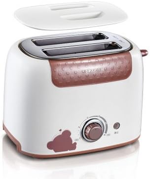 Cute bear home use toaster (white and stainless steel), adjustable temperature control/ 680W rated power