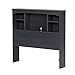 South Shore Aviron Bookcase Headboard, Twin, Blueberry