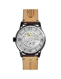 Fossil de los hombres me3098 Pantalla analógica - Reloj automático Auto viento café