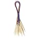 ROSENICE Knitting Needles 18 Pairs 80cm Bamboo Tube Circular Colorful Crochet Needles Knitting Set