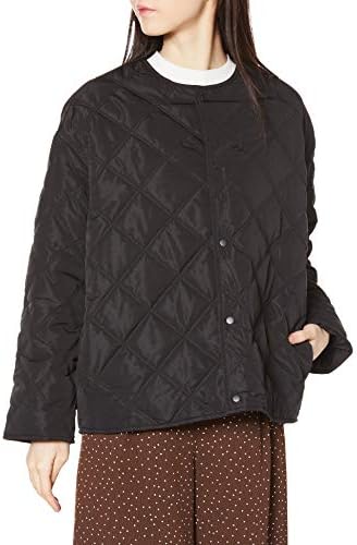 Mila Owen 09WFJ211206 Women’s No Collar A-Line Quilted Jacket