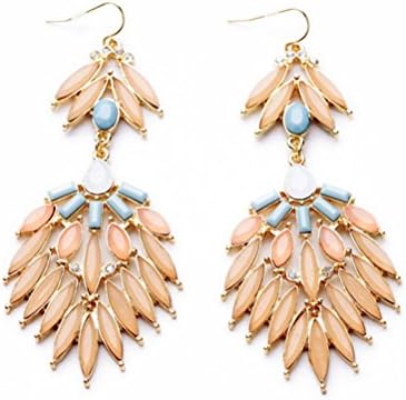 Fun Daisy Vintage Retro Leaf Fashion Hook Style Earrings - ed00568