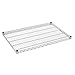 Sandusky Lee WS362474-C Chrome Steel Wire Shelving, 4 Adjustable Shelves, 800 lb. Per Shelf Capacity, 74