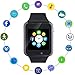 Smartwatch Smart Watch Phone with SD Card Camera Pedometer Text Call Notification SIM Card Slot Music Player Compatible for Android Samsung Huawei LG and IPhone (Partial Functions) for Men Women Kids