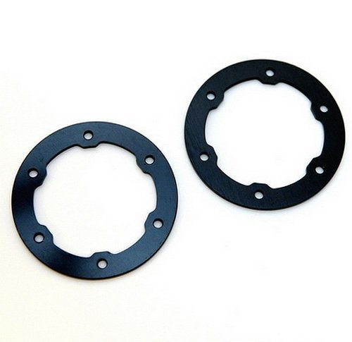 ST Racing Concepts STP6236BK Aluminum Light Weight Bead Lock Rings for The Traxxas Pro Slash and Slayer Epic Rims (1 Pair), Stealth Black