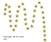 Fecedy Gold Twinkle Twinkle Little Star Garland with 2pcs Sparkling Star Garland for Party
