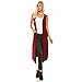 Isaac Liev Women's Long Open Front Cardigan Vest with Pockets and Side Slit