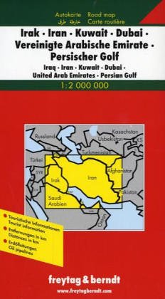 Iraq-Iran-Kuwait-Dubai-United Arab Emirates (Road Maps) (English, French, Italian and German Edition) by Freytag-Berndt