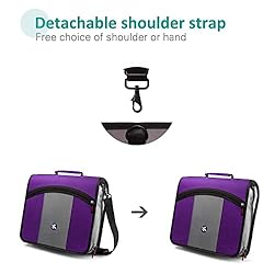 3-Inch Zipper Binder, 3 Round Rings Binder Handle