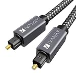 IVANKY Câble Optique Audio Numérique en Nylon Tressé 24K Platinum équipé de Fils de Japon TORAY – Câble Fibre Optique…