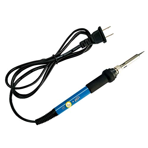 LDK Soldering Iron Kit Electric 60W 110V Adjustable Temperature Soldering Gun Welding Tools, 5pcs Replacement Tips, Stand and Solder Wire Tube (Basic) - Thumbnail 2