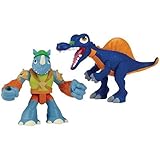 Nickelodeon Teenage Mutant Ninja Turtles Pre-Cool Half Shell Heroes Dino Rocksteady and Spinosaurus Figures