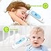 【2019 Updated】TEIBAKY Thermometer for Fever Forehead and Ear Thermometer Baby, Kid and Adult LED Display Accurate Reading with Fever Indicators Medical Thermometer Professional Certification