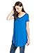 Frumos Womens Tunic Short Sleeve V-Neck Top Made In USA