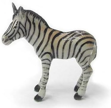 ZEBRA Baby MINIATURE New stands Porcelain NORTHERN ROSE R113