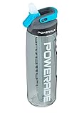 Powerade Sip Water Bottle, Charcoal, 28 oz