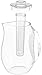 Infused Water Pitcher: Shatterproof Acrylic, Best for Fresh Healthy Homemade Fruit Flavored Infusion Drinks, Iced Juice & Beverage, 93 Oz (3 Quart), with Ice Core & Free Infusing Water Recipes E-Book