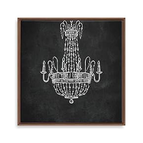 Framed Canvas Wall Art for Living Room, Bedroom Droplight Theme Canvas Prints for Home Decoration Ready to Hang - 16x16 inches