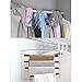 DOIOWN Pants Hangers Slacks Hangers Space Saving Non Slip Stainless Steel Clothes Hangers Closet Organizer for Pants Jeans Trousers Scarf (2-Pack, Large size17.1''High x 15.9''Width)