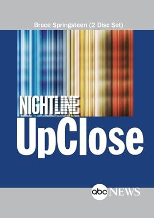 Amazon Com Abc News Up Close Bruce Springsteen 2 Disc Set Movies Tv
