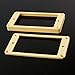 Set of 2 Humbucker Pickup Mounting Rings for bridge and neck pckups, Flat bottom,Cream