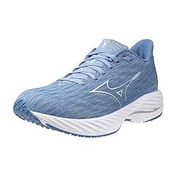 Mizuno Womens Wave Rider 28 Running Shoe, Glacier