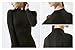TSLA 1 or 2 Pack Women's Thermal Long Sleeve Tops, Mock Turtle & Crew Neck Shirts, Fleece Lined Compression Base Layer