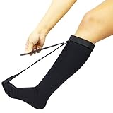 Plantar Fasciitis Sock by Vive - Night Sock for Achilles Tendonitis & Heel Pain Relief - Support Stretch Therapy