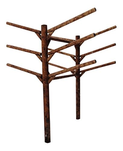 Log Kayak Rack 6-Place Canoe Rack Buried in The Ground in Oman