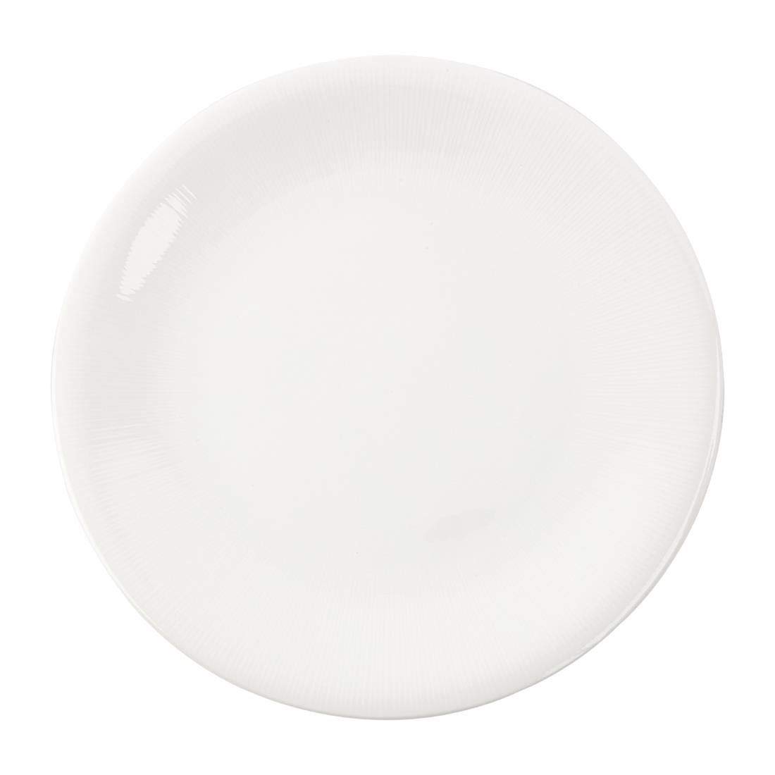 Royal Bone Ascot Embossed Coupe Plate - 265mm (Box 6)