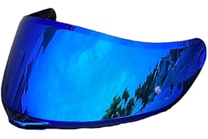 BSTOP K5 Face Shield Uv-protected For AGV K1, K1S, K3SV, K5, K5S Helmet Shield Visor Windshield (Revo Deep Blue-day use only)