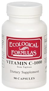 Ecological Formulas / Cardiovascular Research - Vitamin C-1000 (From Tapioca), 1,000 mg, 90 capsules