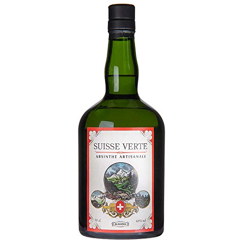 Absinth Set Suisse Verte | 1x Schweizer Absinth | 2x Absinth Gläser | 2x Absinth Löffel | 1x Zuckerwürfel – Bild 3