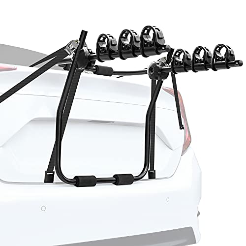 YITAMOTOR 3Bike Rack Trunk Mount Bike Racks Foldable Bicycle Carrier
