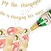 Bachelorette Party Decorations kit - Bridal Shower Supplies - Bride to be Sash, Veil, Foil Fringe Curtain, Champagne, Ring foil, Confetti, Rose Gold Balloons, Gold Glitter Banner, Pop The Champagne