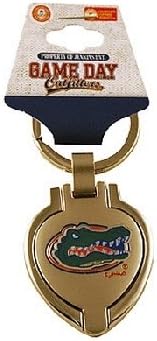 Ncaa Florida Gators Metal Heart Locket Keychain
