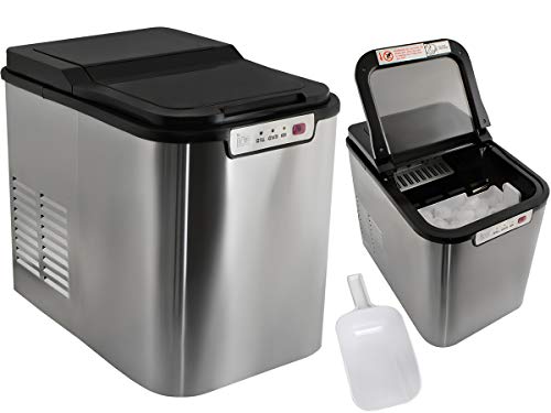 MALATEC Eiswürfelbereiter Eiswürfelmaschine Ice Maker Eiswürfel Zubereiter 2,2 L 5537 – Bild 3
