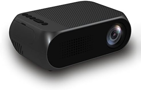 Portbale Projector, 1080P Multimedia Home Theater Video Projector Support HDMI USB SD AV VGA for Home Video Cinema, TV, Laptops, Smartphones, Games (Black)