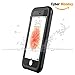 iPhone SE/5S/5 Waterproof Case, iThrough iPhone SE Underwater Case, Dust Drop Snow Shock Proof, Heavy Duty Protective Carrying Case Cover for iPhone SE 5S 5 Black
