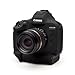 EasyCover Silicone Armour Skin compatible for Canon Digital SLR EOS 1DX and 1DX MKII Cameras - Black Case