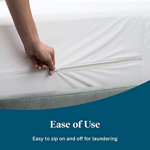 LUCID Encasement Mattress Protector Completely Surrounds Mattress for