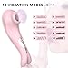 Tracy's Dog Clitoral Sucking Vibrator for Clit Nipple Stimulation with 10 Suction Modes, Adult Oral Sex Toys for Women Couples (P.Cat)