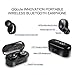 QQcute True Wireless Earbuds Bluetooth 4.1 Headphones Hands Free Call in-Ear Sport Earphones Headset with Charging Case, Built-in Microphone
