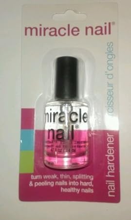 Diamond miracle nail hardener clear base coat polish 0.47 oz diamond Amazon.com: Miracle Nail Hardener Clear Base Coat Polish 0.47 Oz by